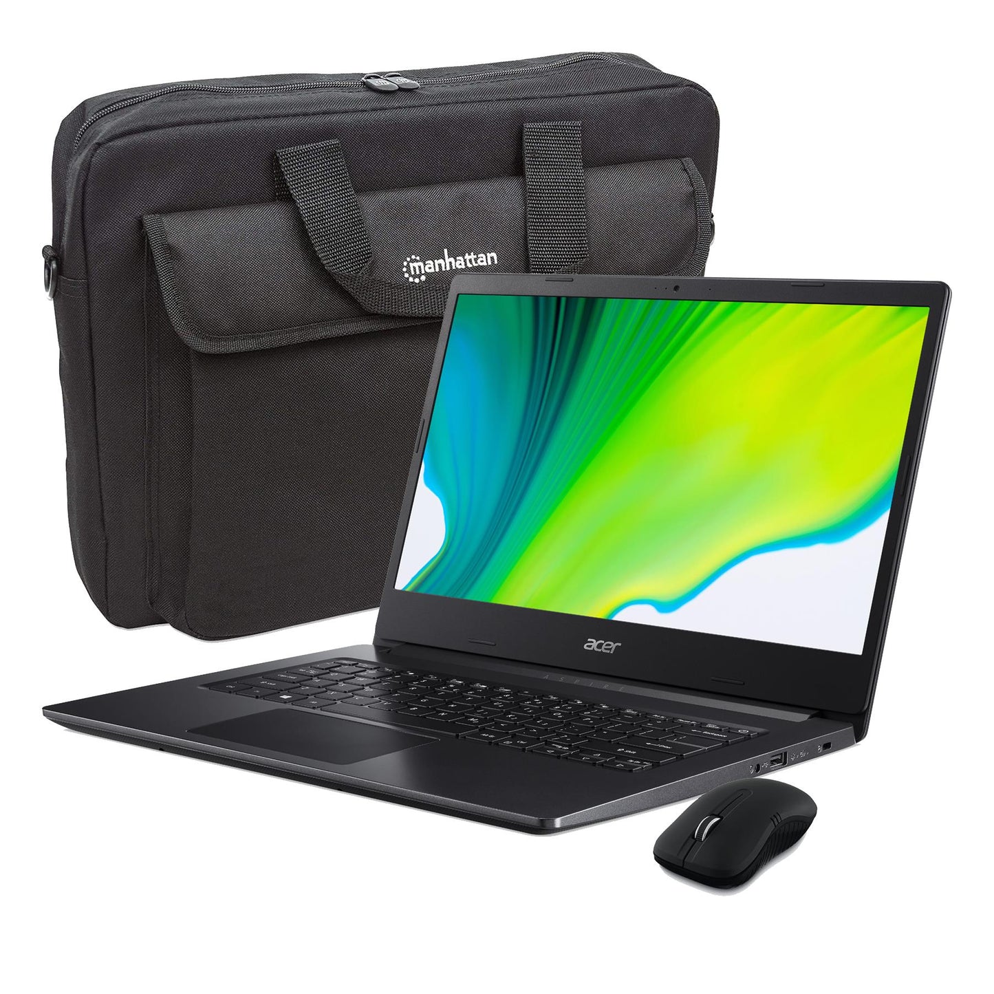 14" AMD Notebook with wireless mouse & carrying case