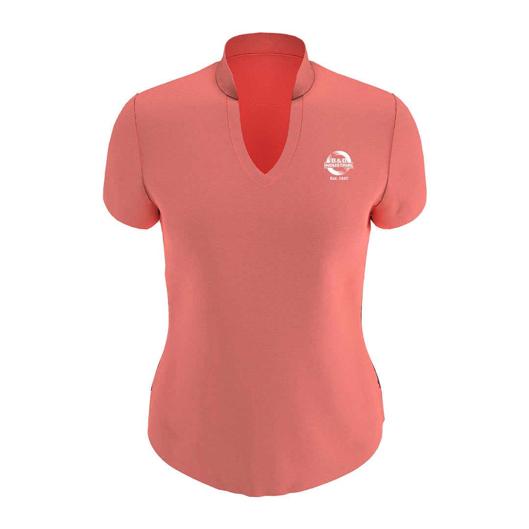 B&D Callaway Ladies Fine Line Stripe Polo