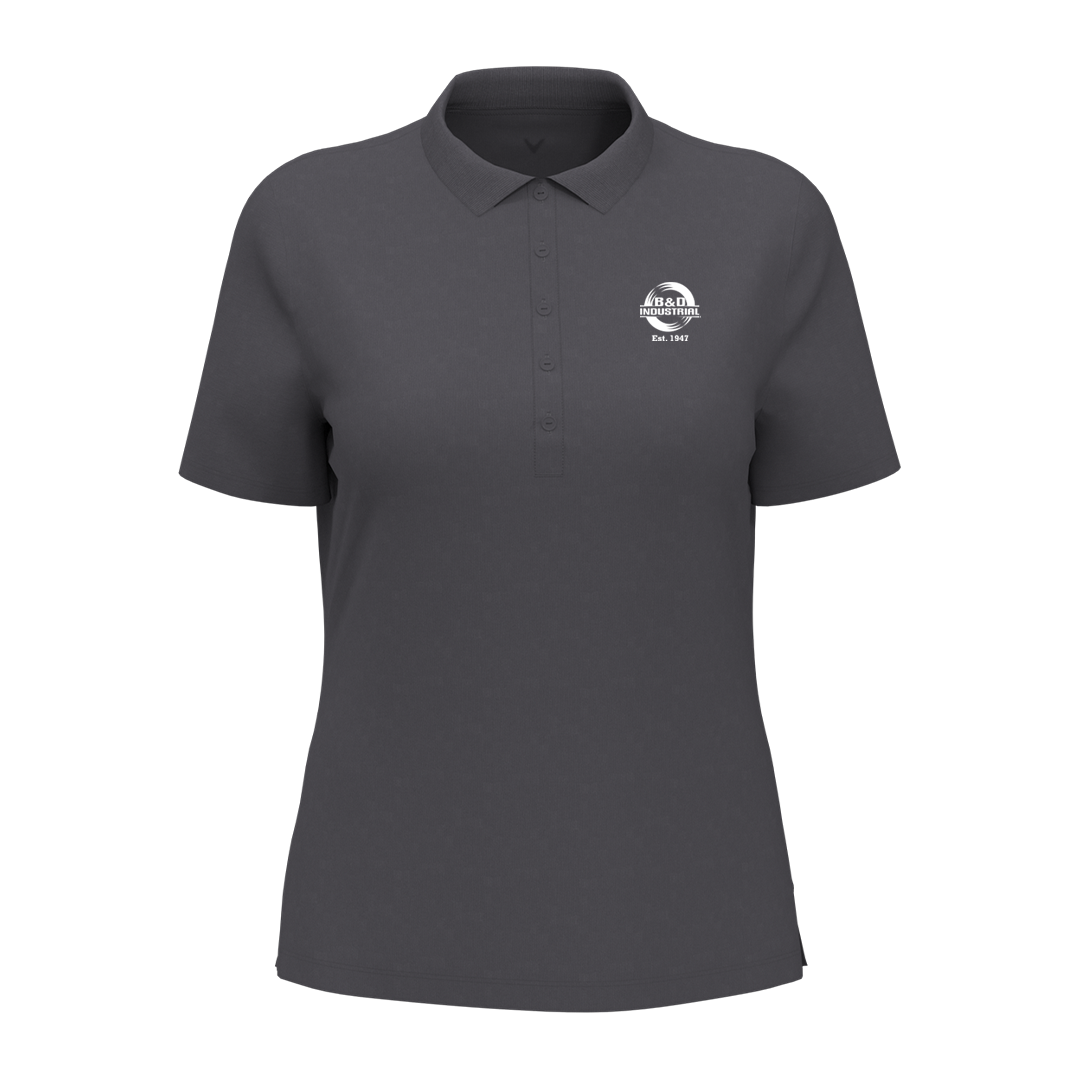 B&D Callaway Ladies Opti-Dri Chev Polo
