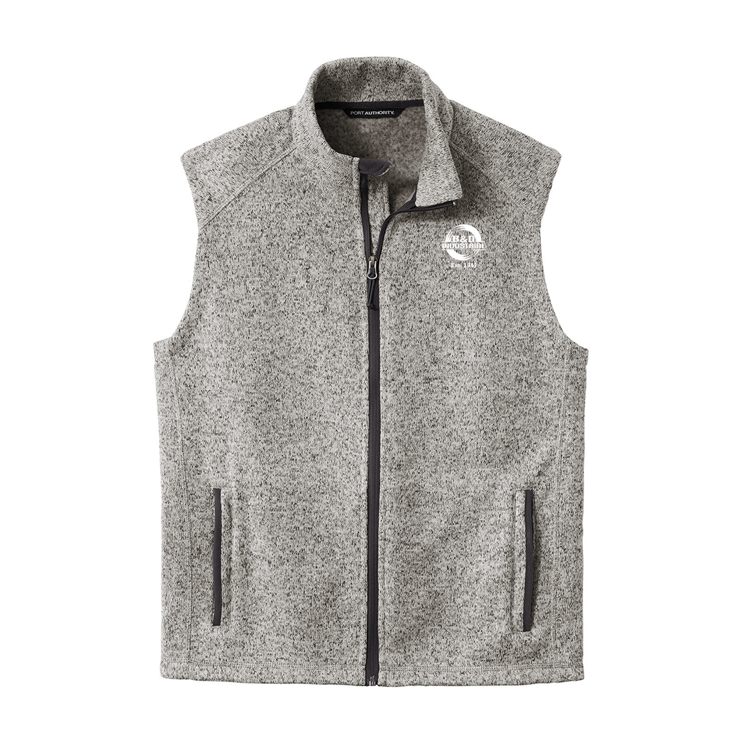 B&D Port Authority ® Sweater Fleece Vest