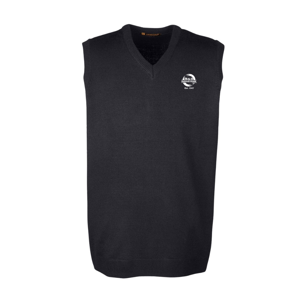B&D Harriton Pilbloc V-Neck Sweater Vest