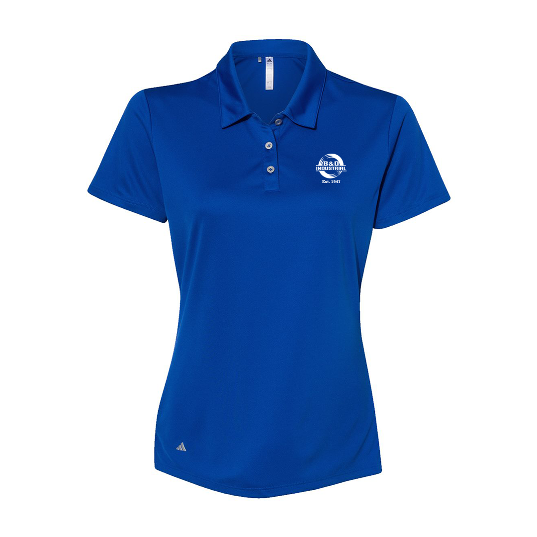 B&D Adidas Ladies Performance Polo