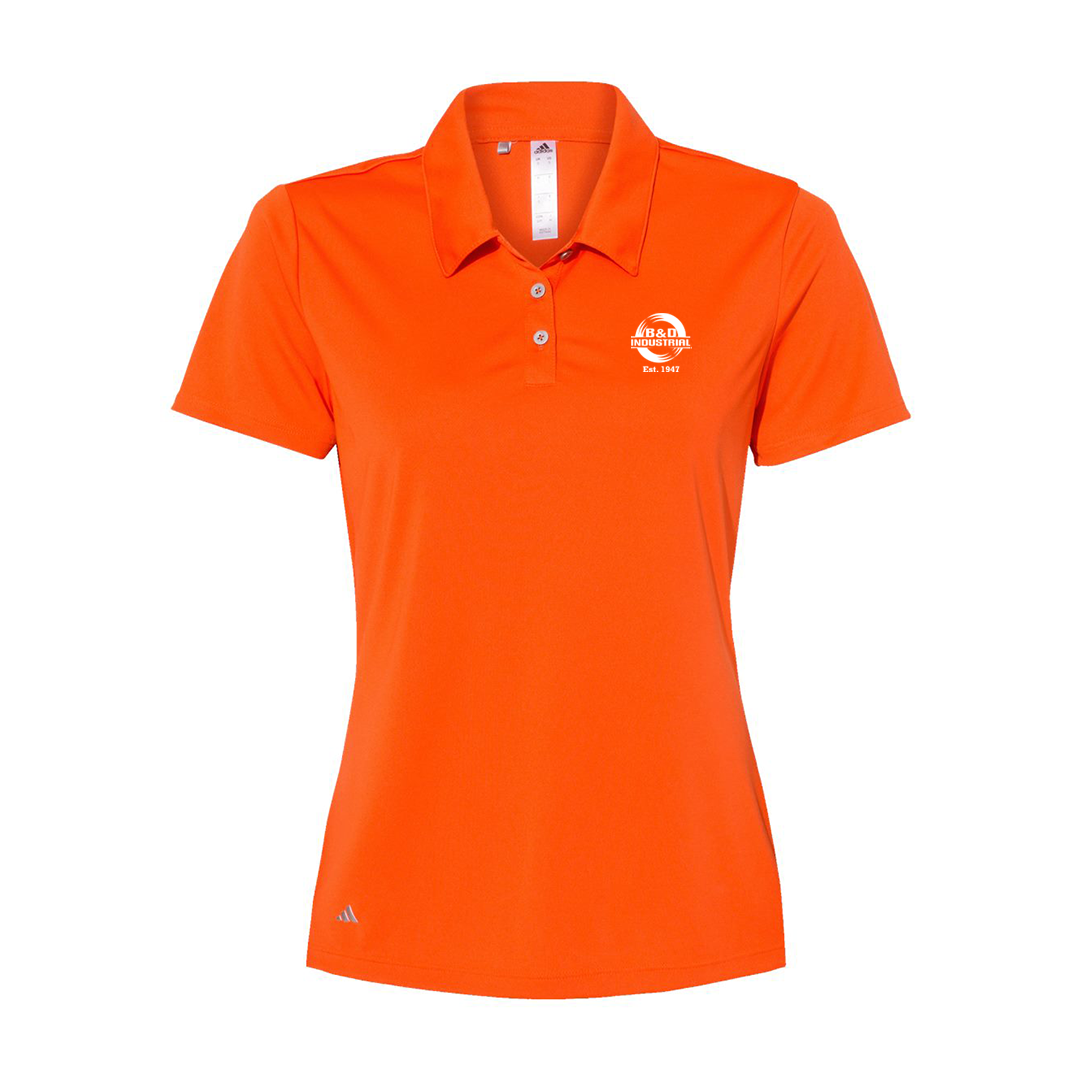 B&D Adidas Ladies Performance Polo