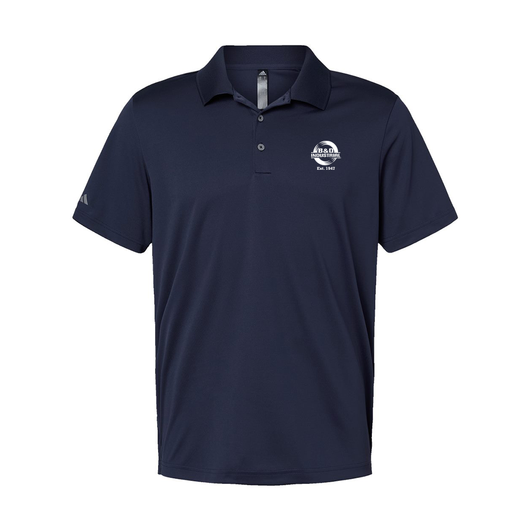 B&D Adidas Mens Performance Polo