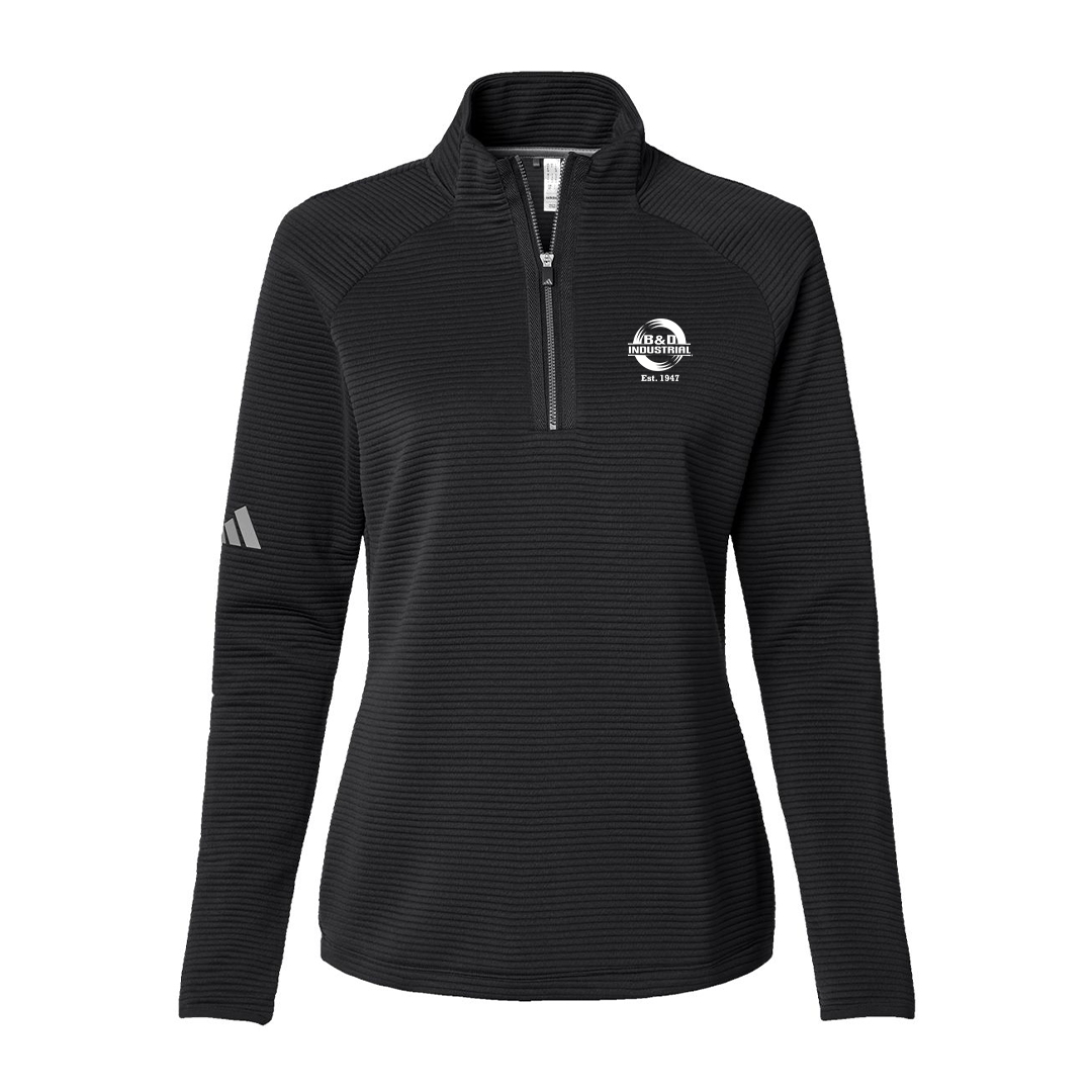 B&D Adidas Women's Spacer Quarter-Zip Pullover
