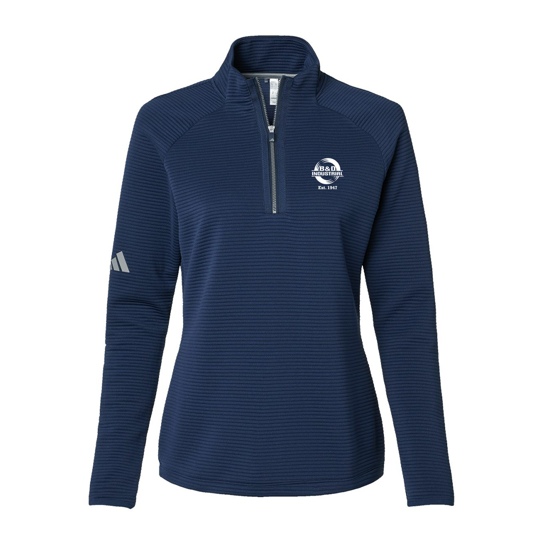 B&D Adidas Women's Spacer Quarter-Zip Pullover