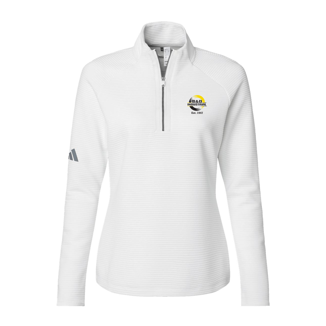 B&D Adidas Women's Spacer Quarter-Zip Pullover