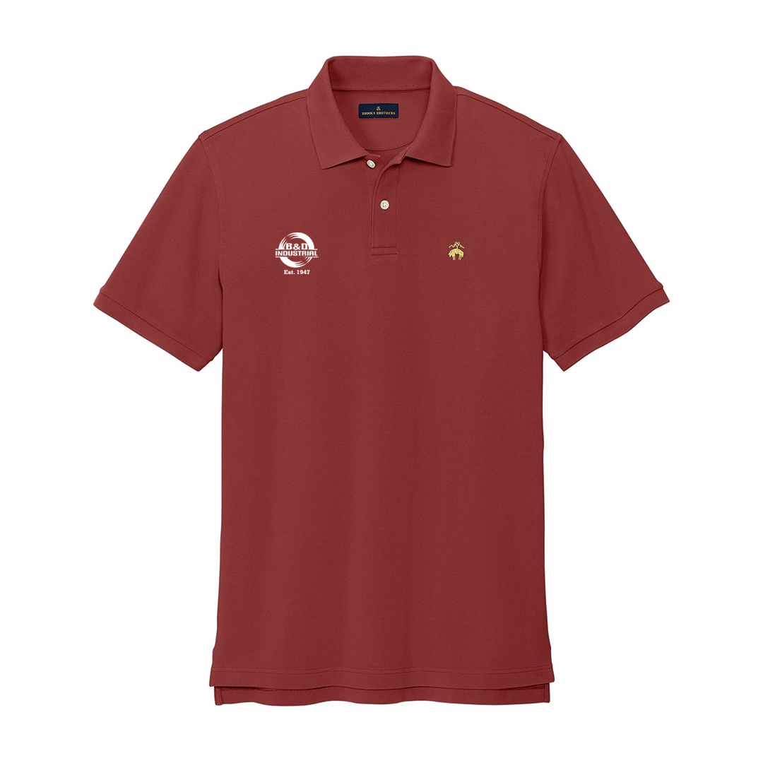 B&D Brooks Brothers Pima Cotton Pique Polo