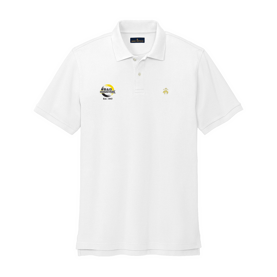 B&D Brooks Brothers Pima Cotton Pique Polo
