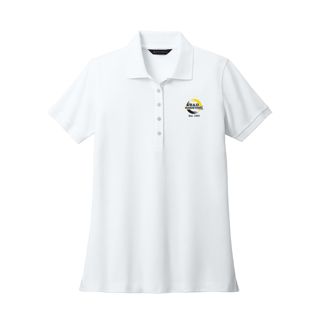 B&D Brooks Brothers Women's Pima Cotton Pique Polo