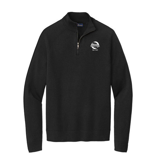 B&D Brooks Brothers® Cotton Stretch 1/4-Zip Sweater
