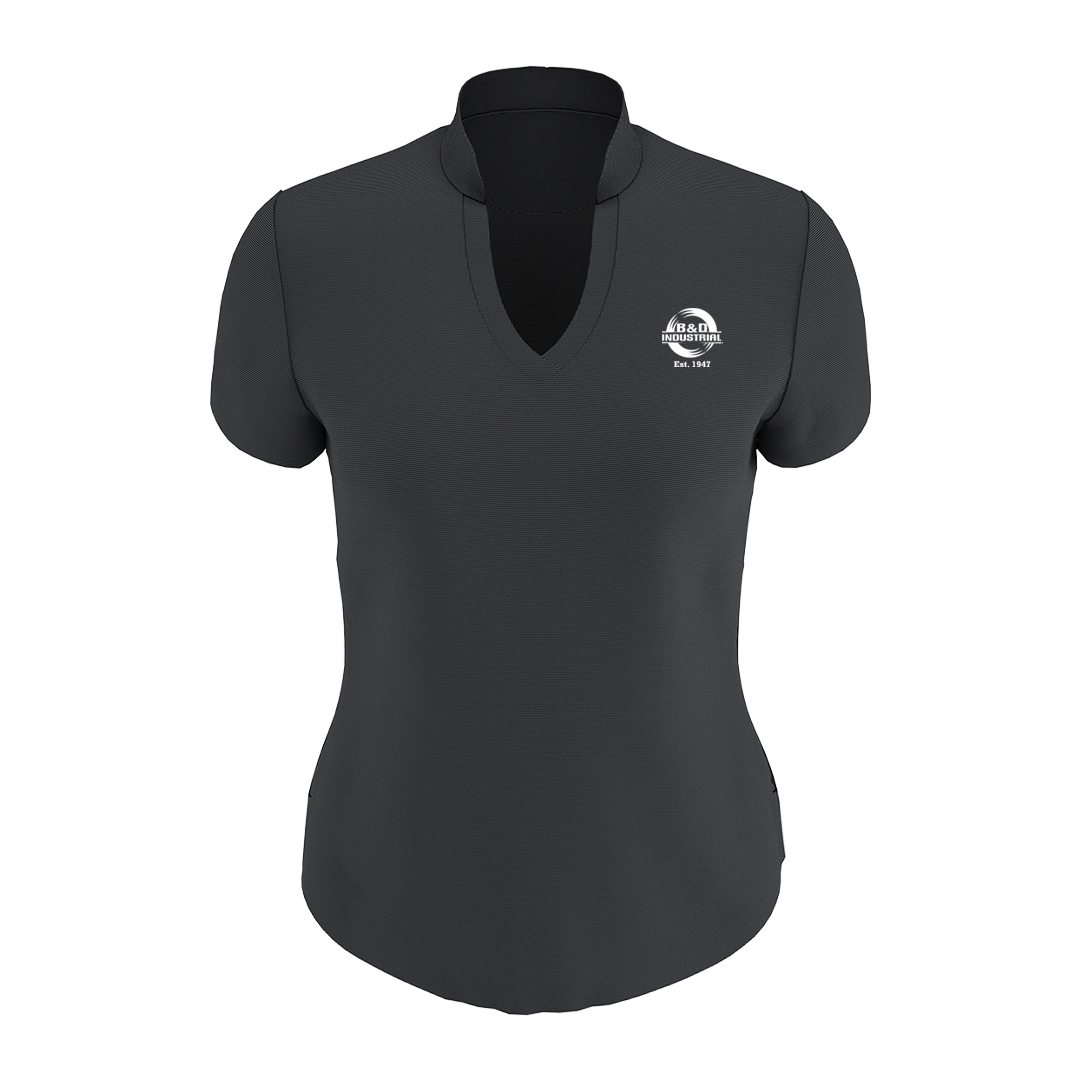 B&D Callaway Ladies Fine Line Stripe Polo