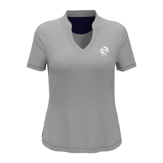 B&D Callaway Ladies Fine Line Stripe Polo