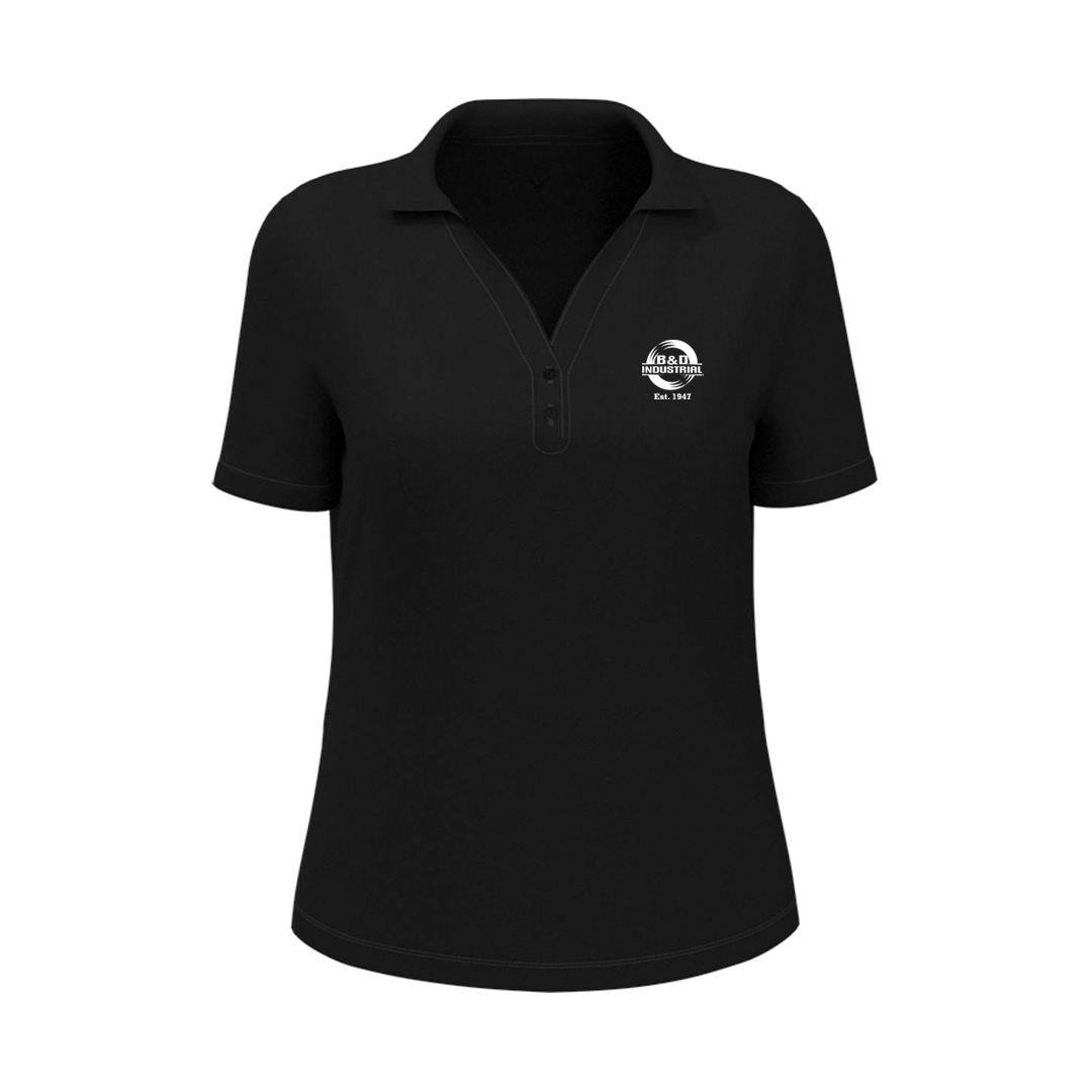 B&D Callaway Ladies Micro Texture Polo