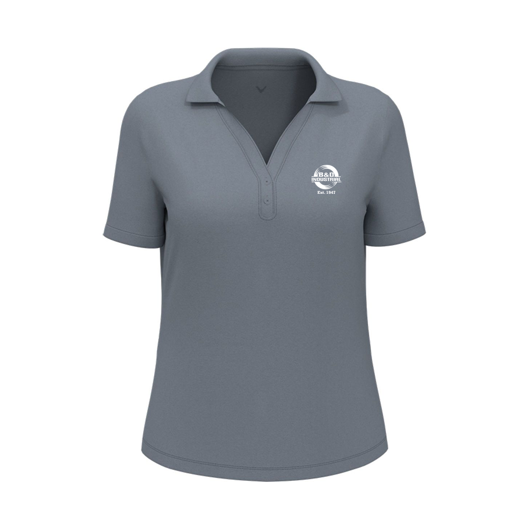 B&D Callaway Ladies Micro Texture Polo