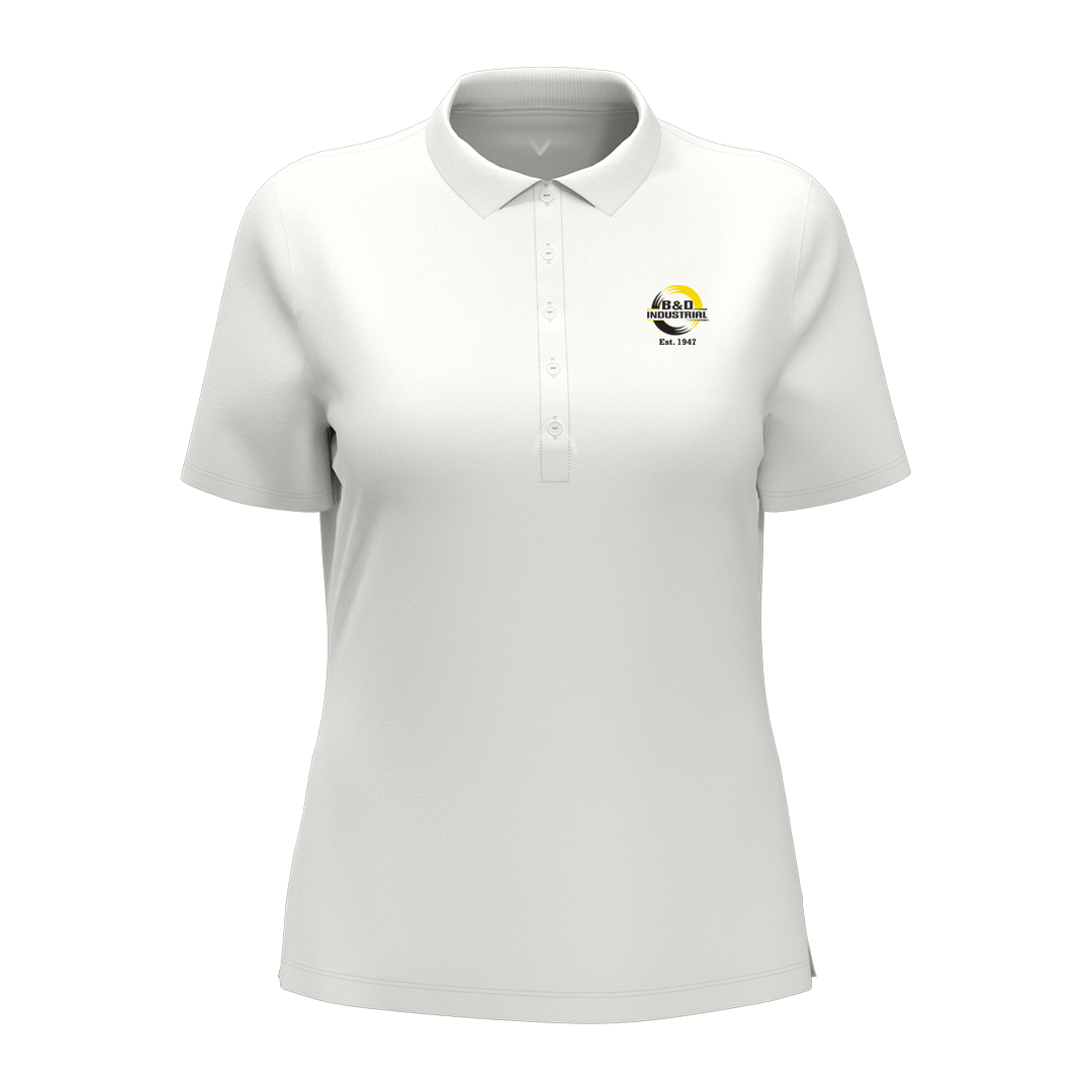 B&D Callaway Ladies Opti-Dri Chev Polo
