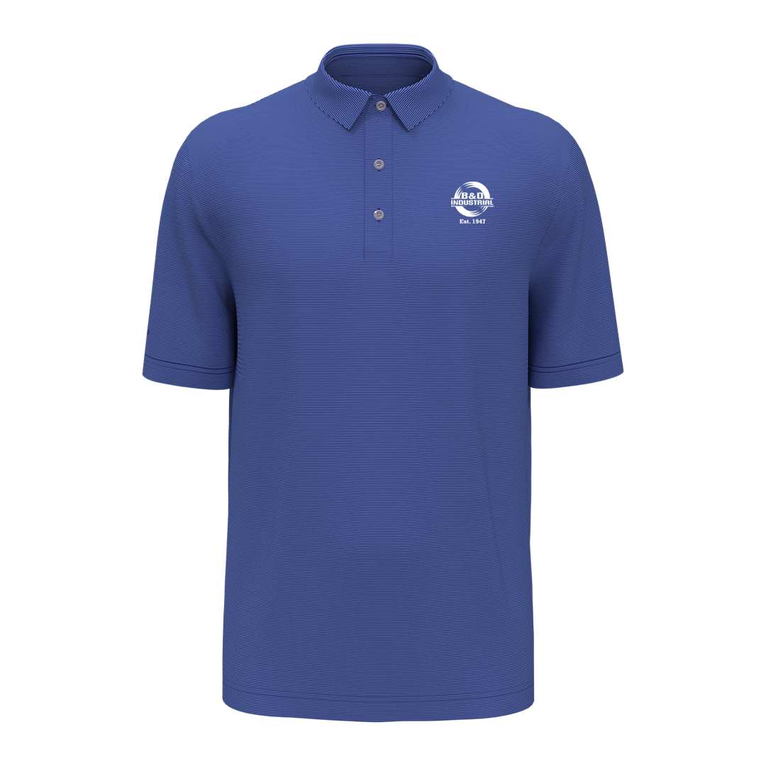 B&D Callaway Mens Fine Line Stripe Polo
