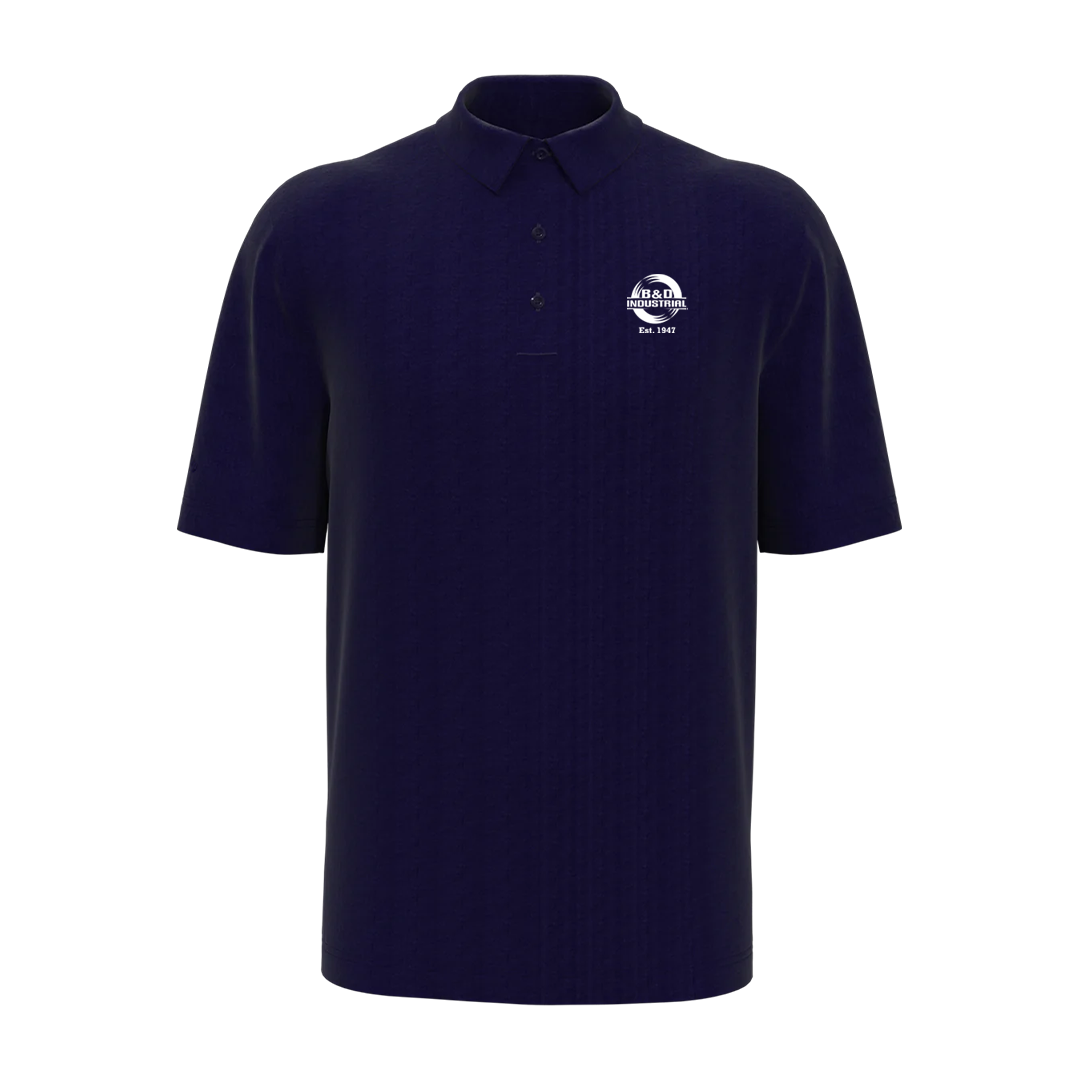 B&D Callaway Mens Micro Texture Polo