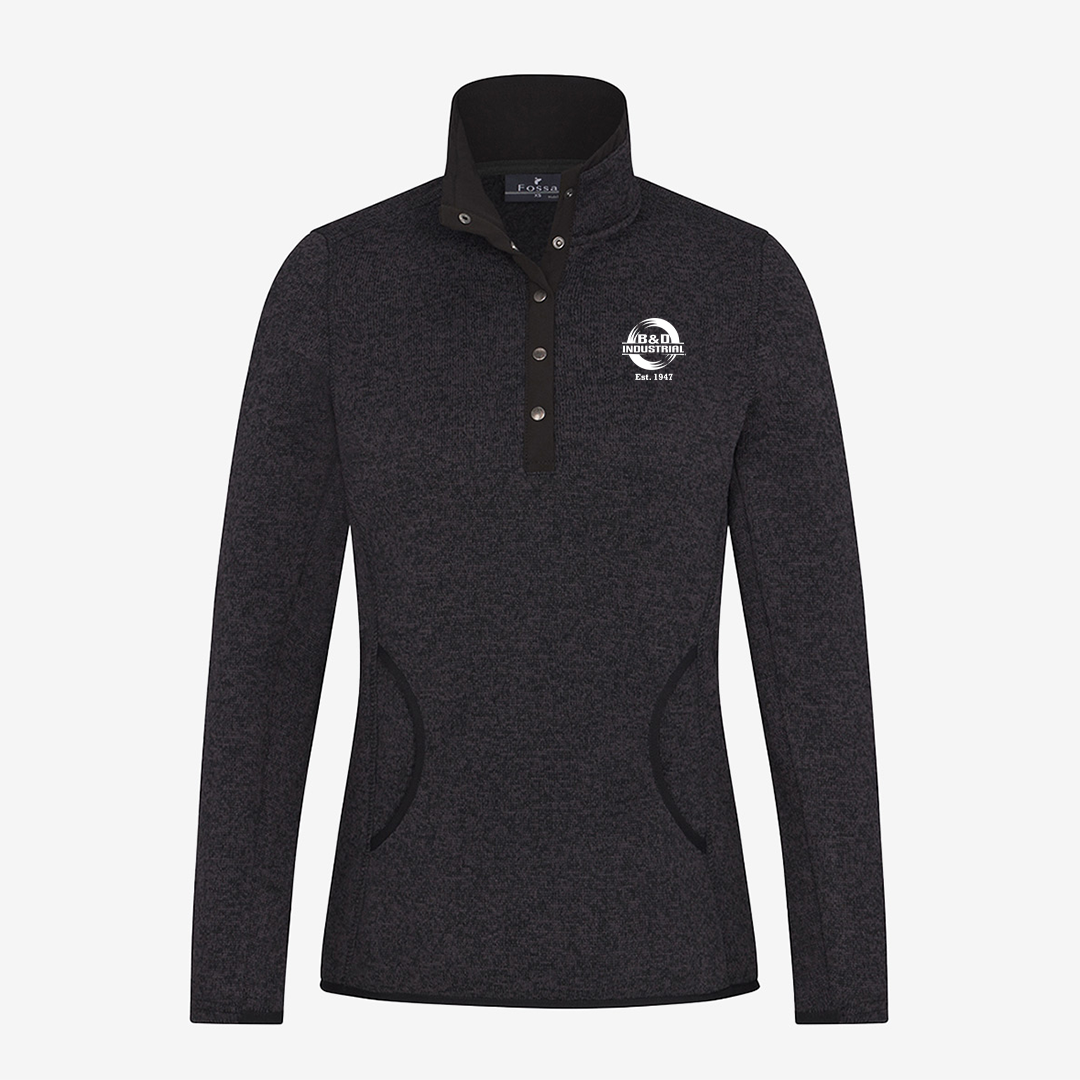 B&D Ladies Casa Sweater Fleece Pullover
