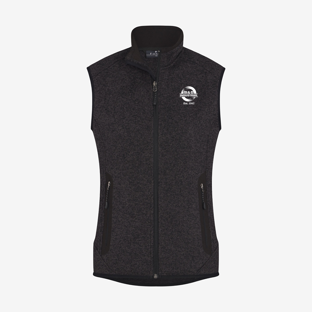 B&D Ladies Terrace Sweater Fleece Vest