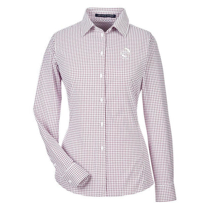B&D Ladies' Micro Windowpane Shirt
