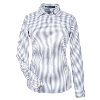 B&D Ladies' Micro Windowpane Shirt