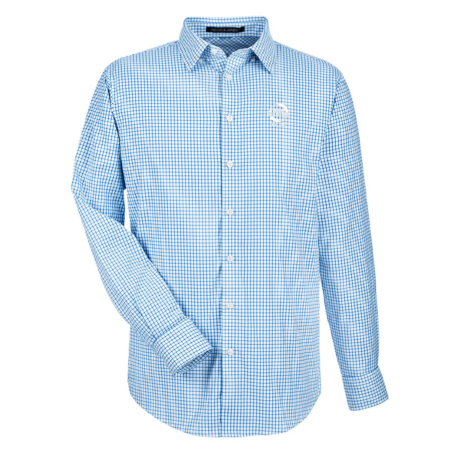B&D Men's Micro Windowpane Shirt