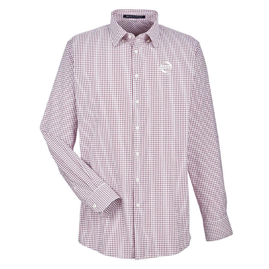 B&D Men's Micro Windowpane Shirt