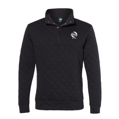 B&D Men's Quilted Half-Snap Pullover