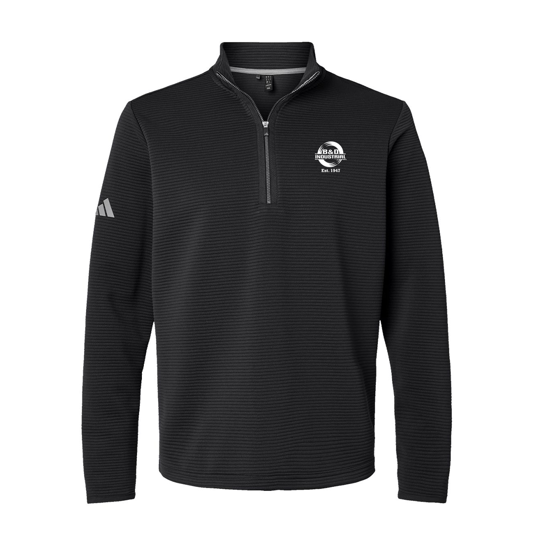 B&D Men's Spacer Quarter-Zip Pullover