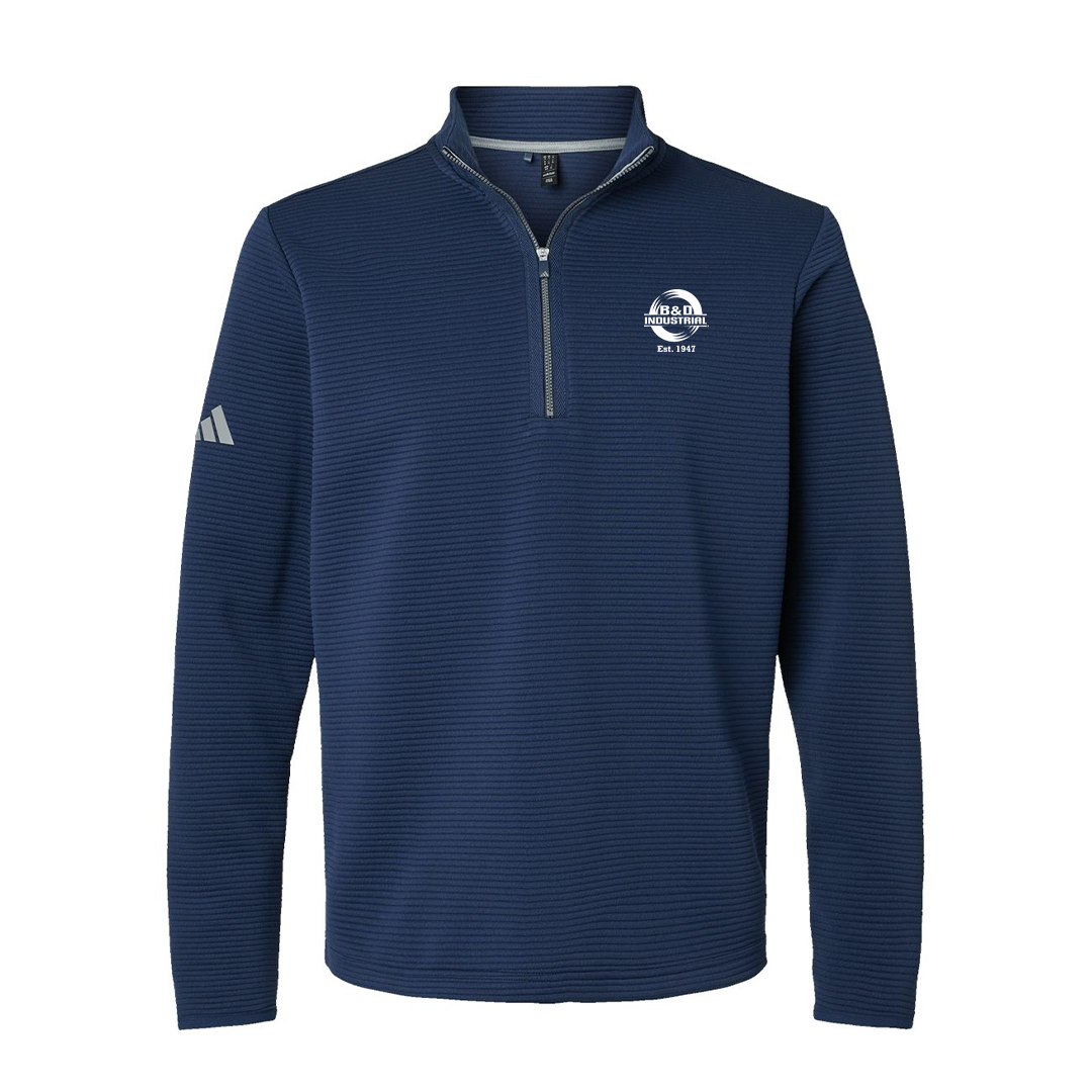 B&D Men's Spacer Quarter-Zip Pullover
