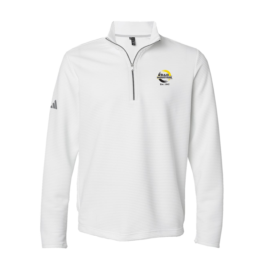 B&D Men's Spacer Quarter-Zip Pullover
