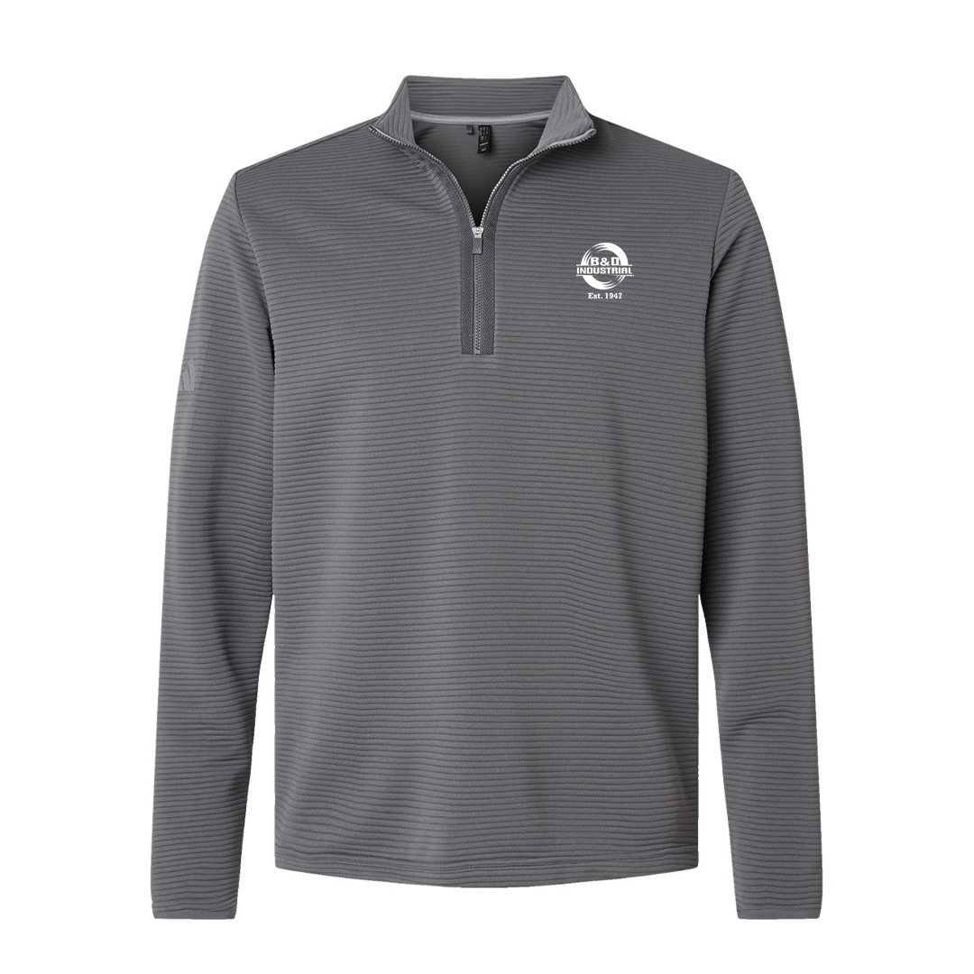 B&D Men's Spacer Quarter-Zip Pullover