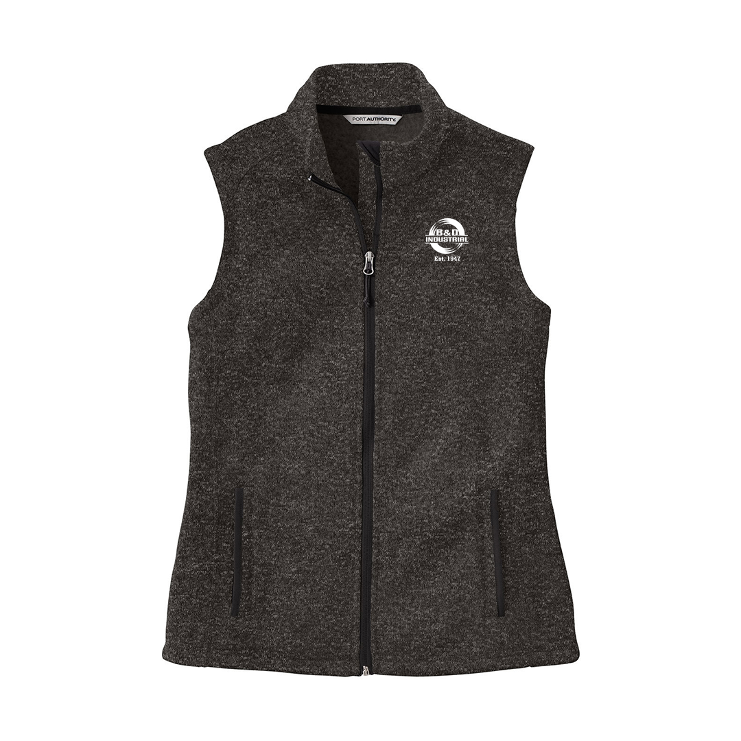B&D Port Authority Women's Sweater Fleece Vest