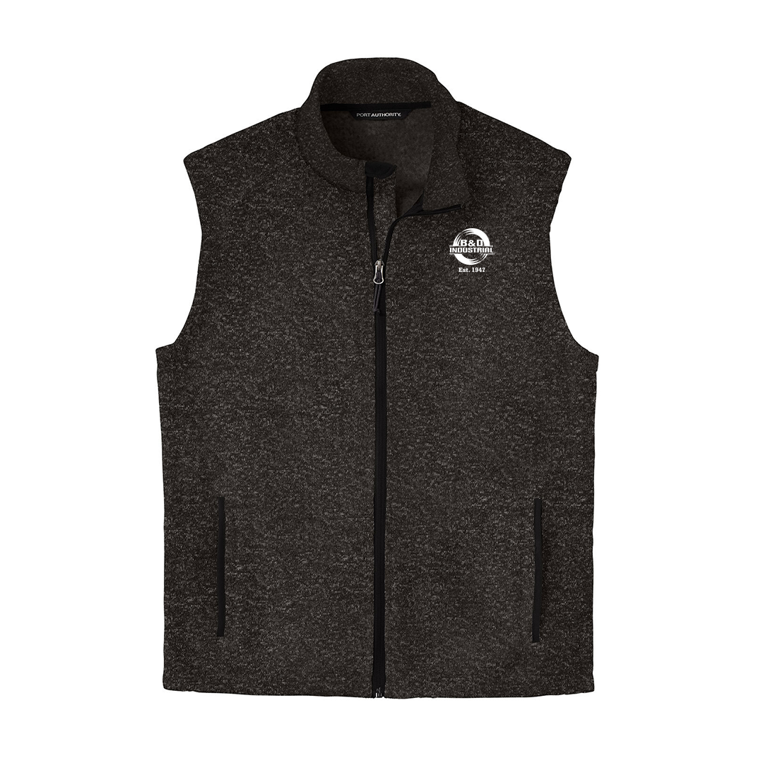 B&D Port Authority ® Sweater Fleece Vest