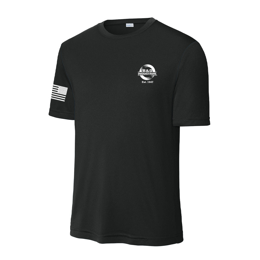 B&D Sport-Tek Sweat Wicking Tee - Black