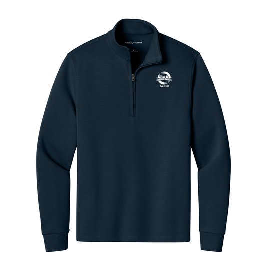 B&D Wearever Signature Double Pique 1/4-Zip