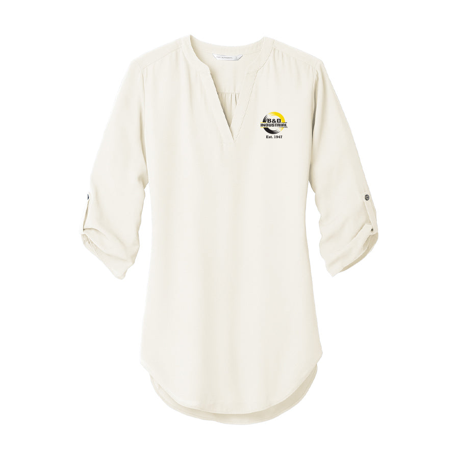 B&D Ladies 3/4-Sleeve Tunic Blouse