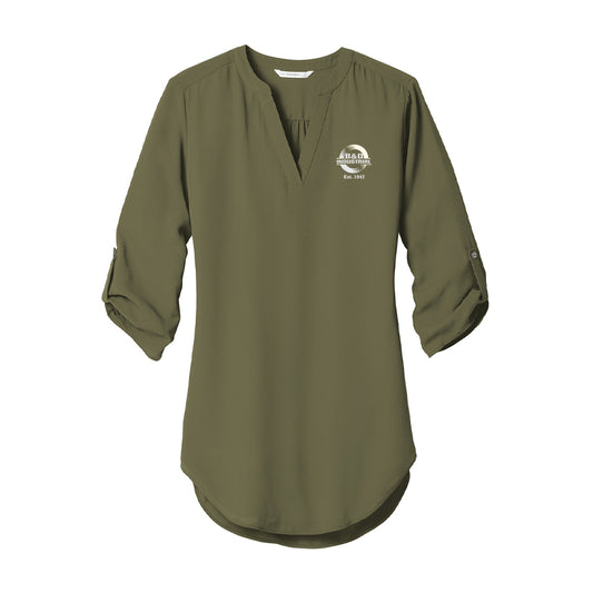 B&D Ladies 3/4-Sleeve Tunic Blouse