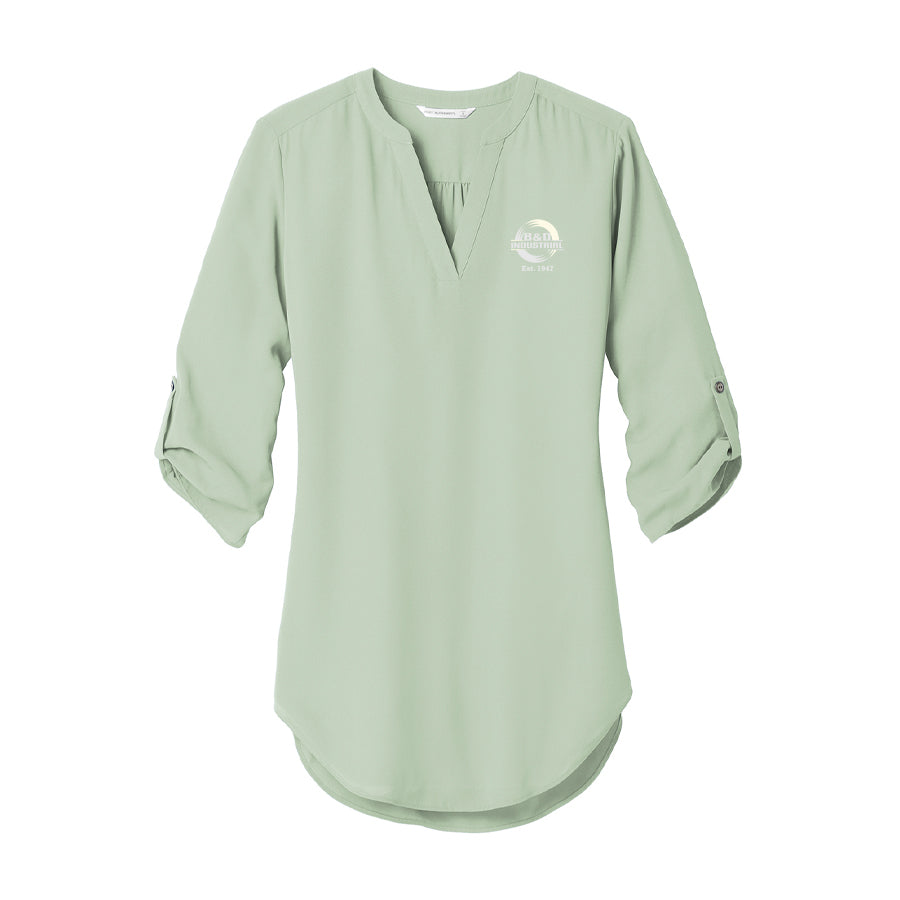 B&D Ladies 3/4-Sleeve Tunic Blouse