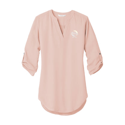 B&D Ladies 3/4-Sleeve Tunic Blouse