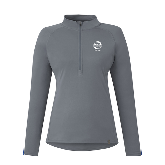 B&D Women's EVANS Eco Knit Performance Half Zip