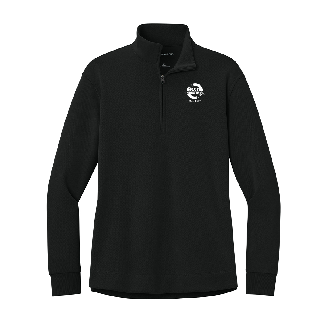 B&D Women’s Wearever Signature Double Pique 1/4-Zip