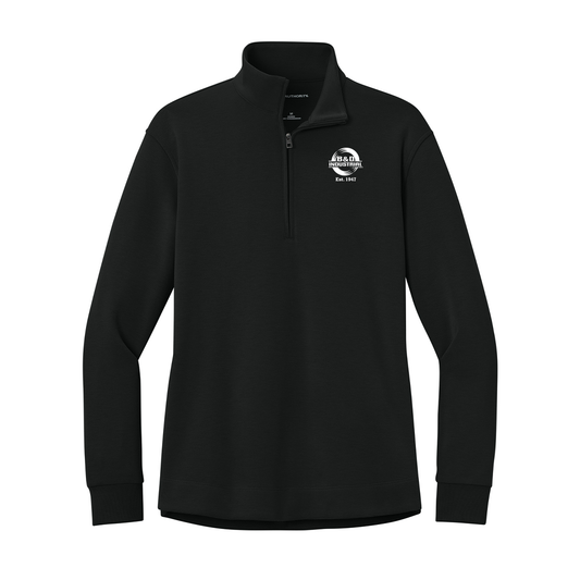 B&D Women’s Wearever Signature Double Pique 1/4-Zip
