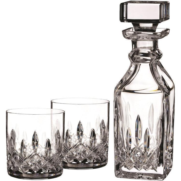 Waterford Lismore Connoisseur 5oz Tumbler, Pair 15.5oz Square Decanter